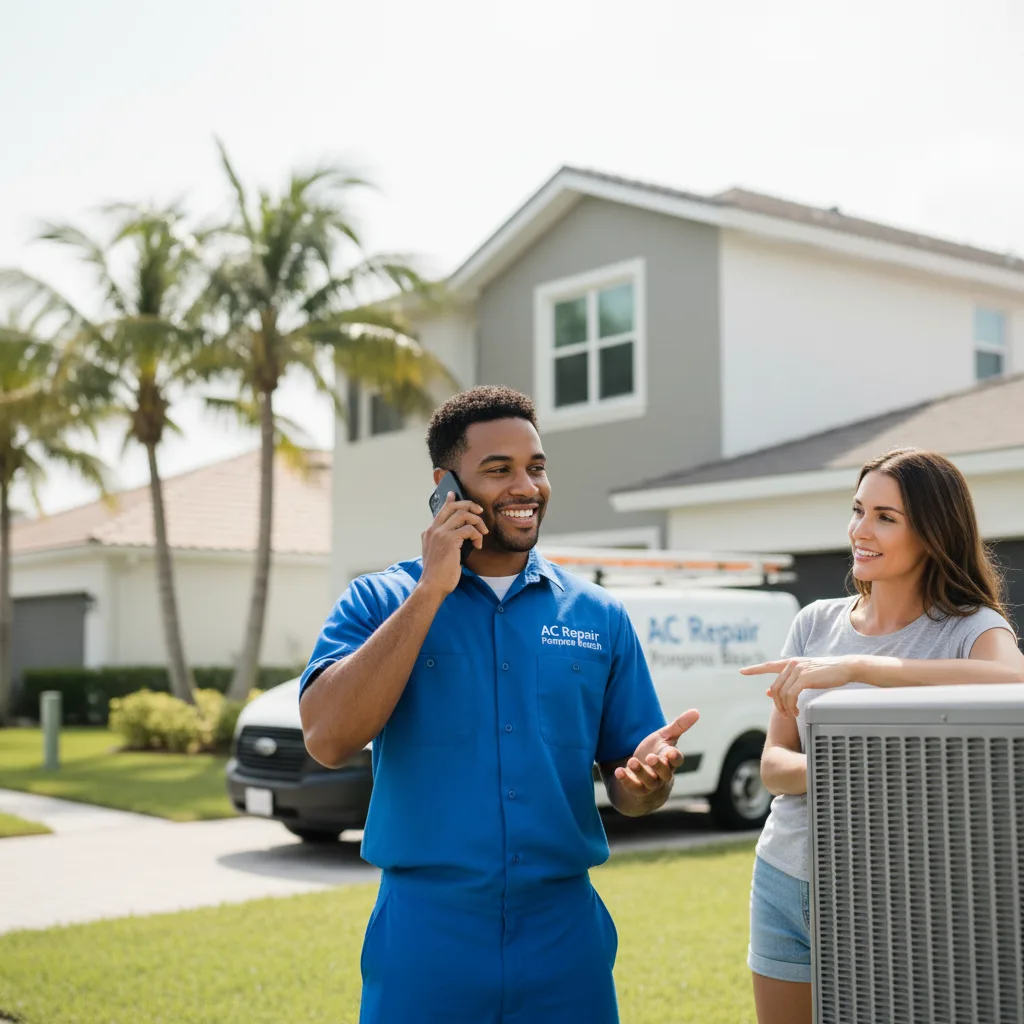 AC Repair Pompano Beach customer support in Boynton Beach